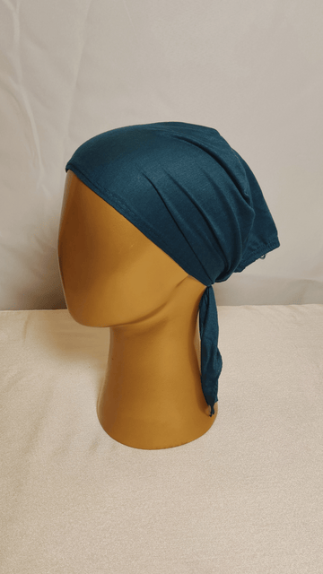 Plain Tie Back Cap  - Deep Ocean